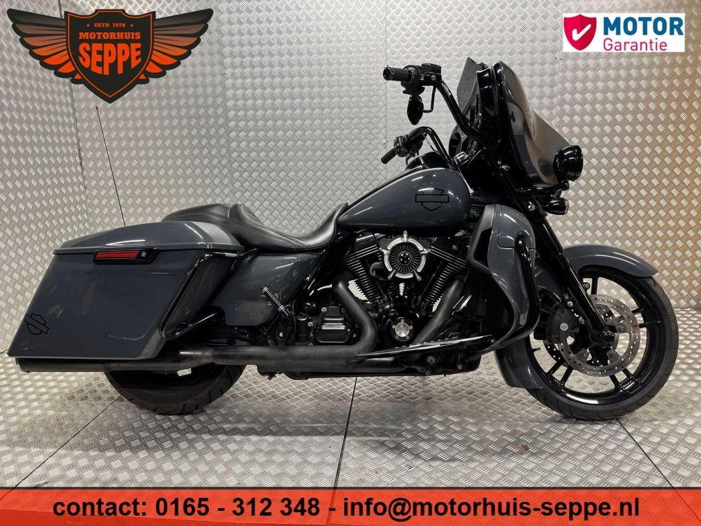 HARLEY-DAVIDSON Streetglide 2015 Gunship gray, 2 cilinders, 1690 cc, HARLEY-DAVIDSON, Motorrijbewijs A