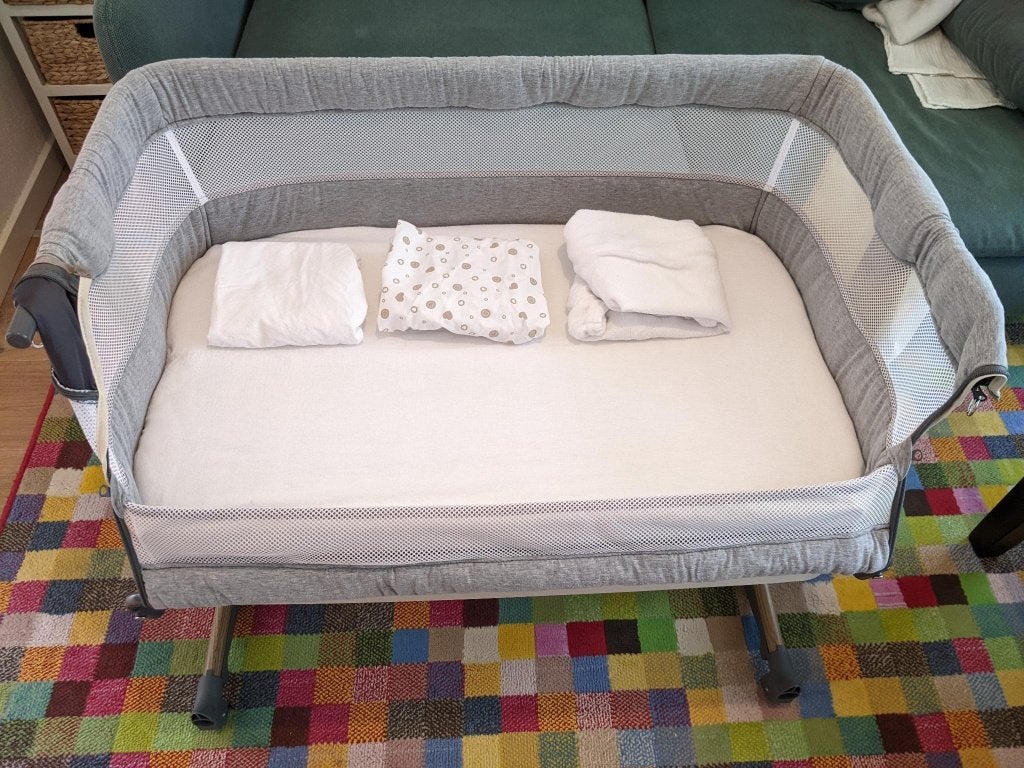 Co sleeper incl extra matras en lakens, Ophalen, Gebruikt, Wieg