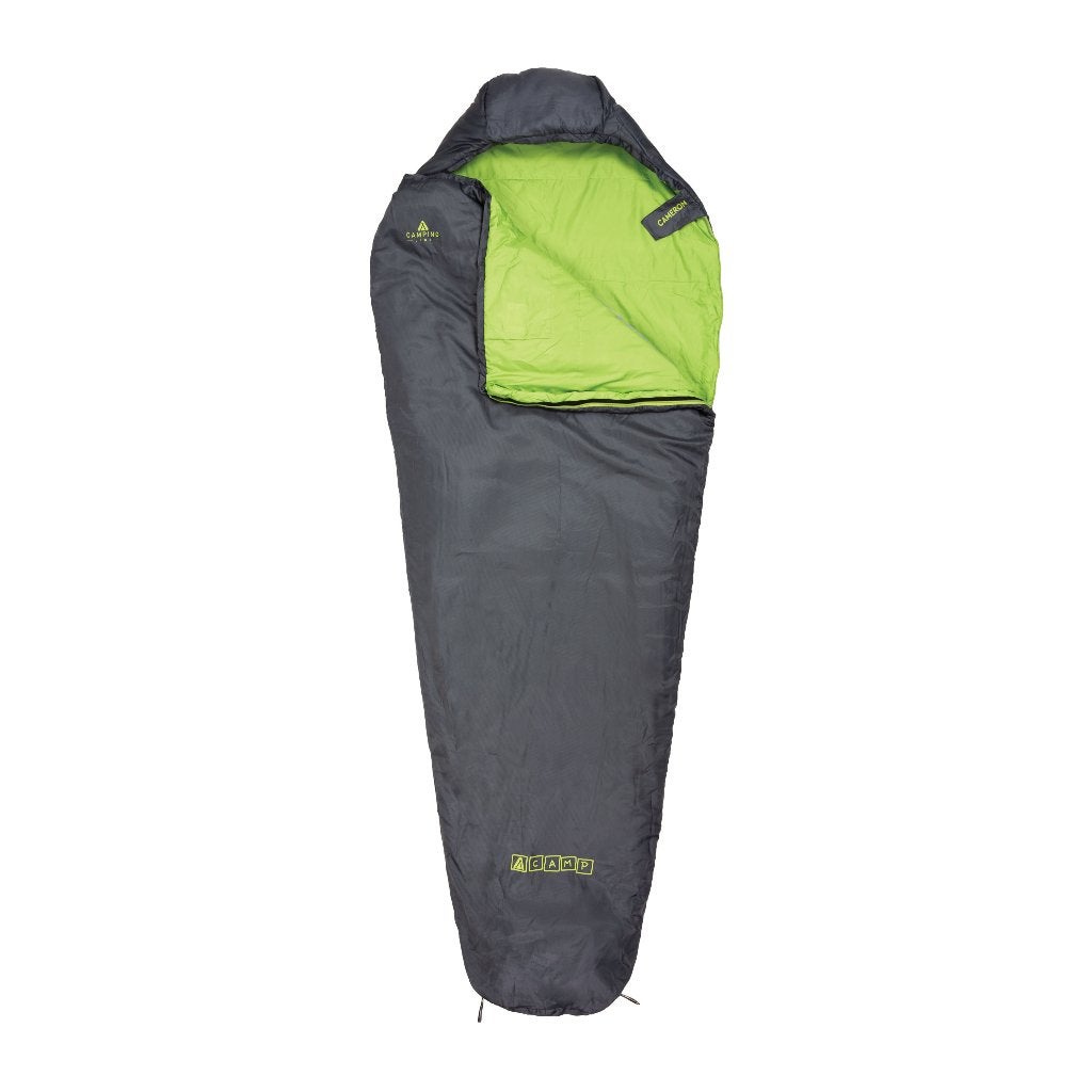 Cameron Mummy Slaapzak 220x85x50 cm Antraciet 750gr PFC VRIJ, Tambu, Nieuw, Ophalen of Verzenden, Durener Str. 270 50935 Keulen Duitsland