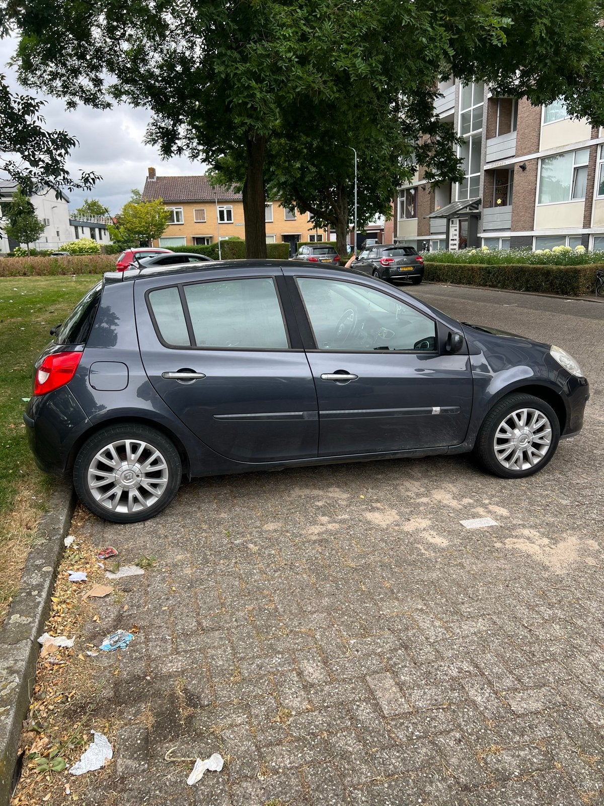 Renault Clio 1.2 16V 55KW 5-DRS E4 2009 Grijs, Auto's, Renault, Voorwielaandrijving, 535 kg, 74 pk, 4 cilinders