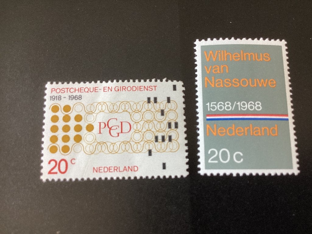 1968, 2 zegels 900 en 908, Verzenden, Na 1940, Postfris