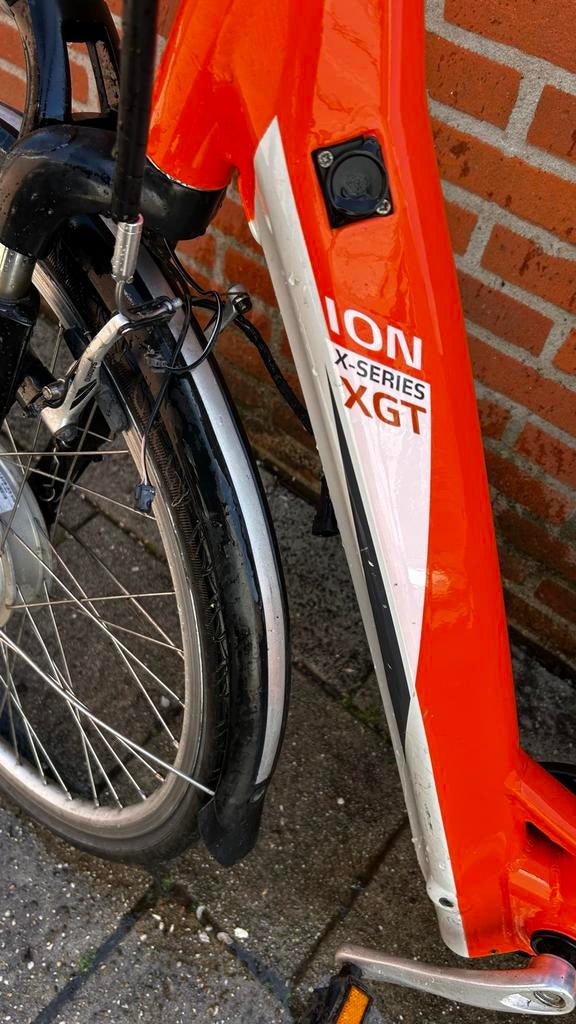Sparta ION XGT elektrische fiets - Oranje VOOR ONDERDELEN, Minder dan 30 km per accu, Sparta, Gebruikt, Ophalen of Verzenden