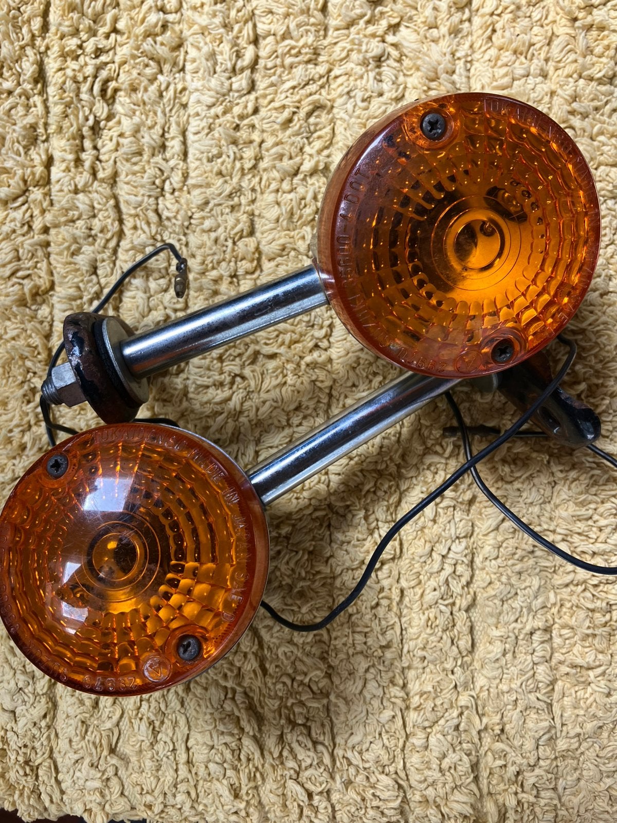 Knipperlicht, vintage 70’s Suzuki, Motoren, Ophalen of Verzenden, Gebruikt