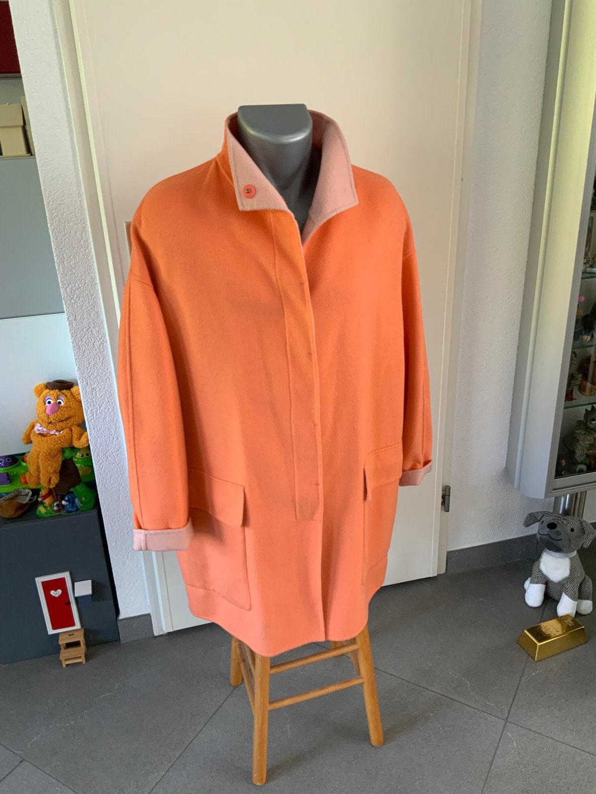 Strenesse dames jas. Mt 42, Kleding | Dames, Jassen | Winter, Ophalen of Verzenden, Zo goed als nieuw, Maat 42/44 (L), Oranje