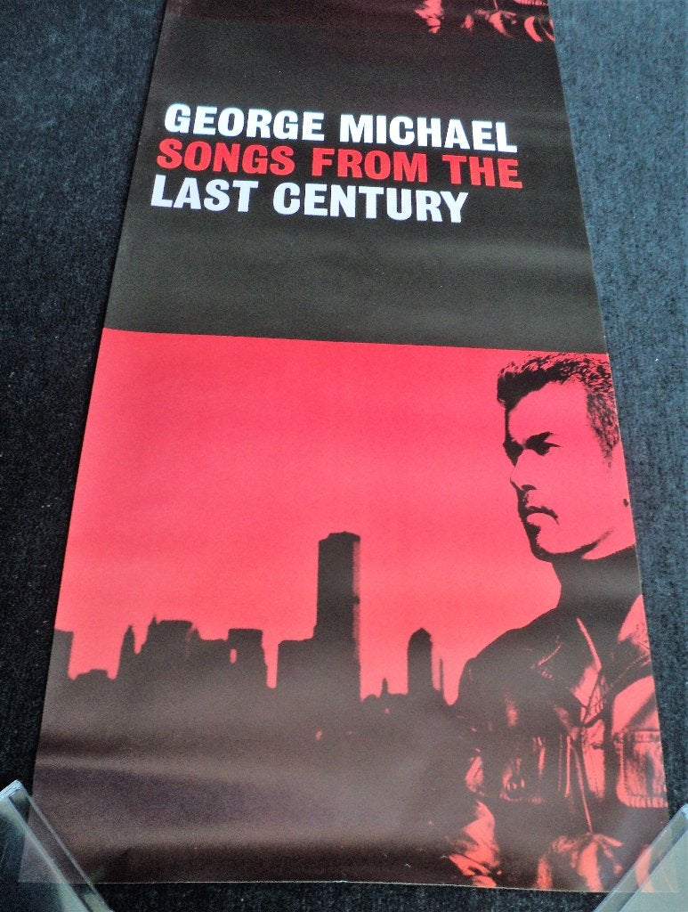 George Michael PROMO POSTER Songs Of The Last Century Wham, George Michael, Verzenden, NvT, Poster, Artwork of Schilderij