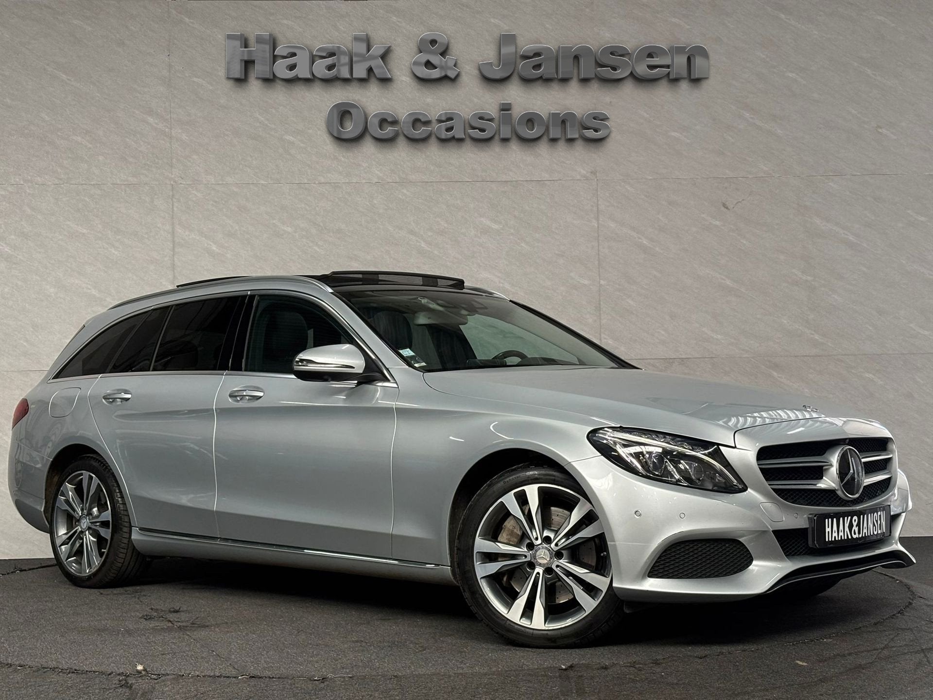 Mercedes-Benz C-klasse Estate 350 e Burmester EXPORT HANDEL, Auto's, Automaat, Gebruikt, Zwart, 48 km/l