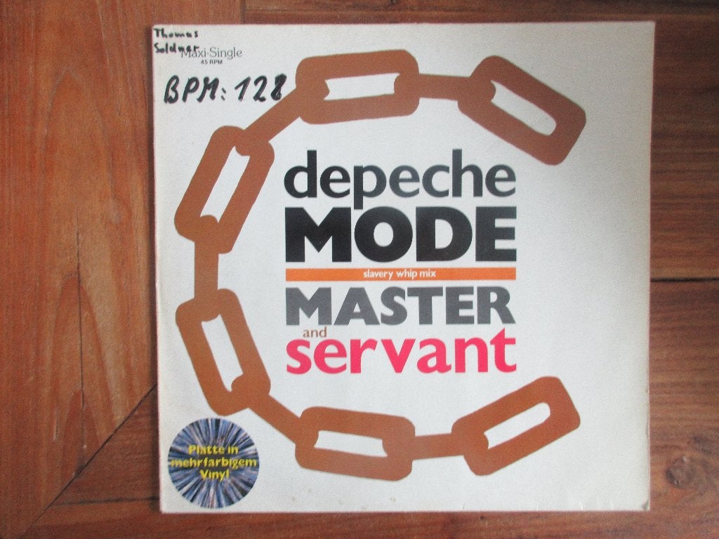 Depeche Mode Master And Servant (Slavery Whip Mix) - 12", Ophalen of Verzenden, Gebruikt, 12 inch