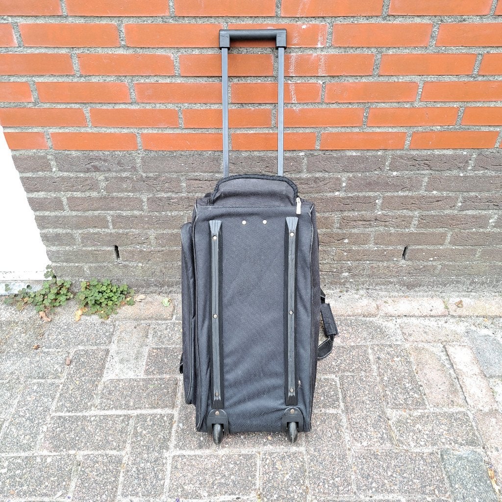 Reistas op wielen, Gebruikt, Zwart, Ophalen of Verzenden, Wieltjes