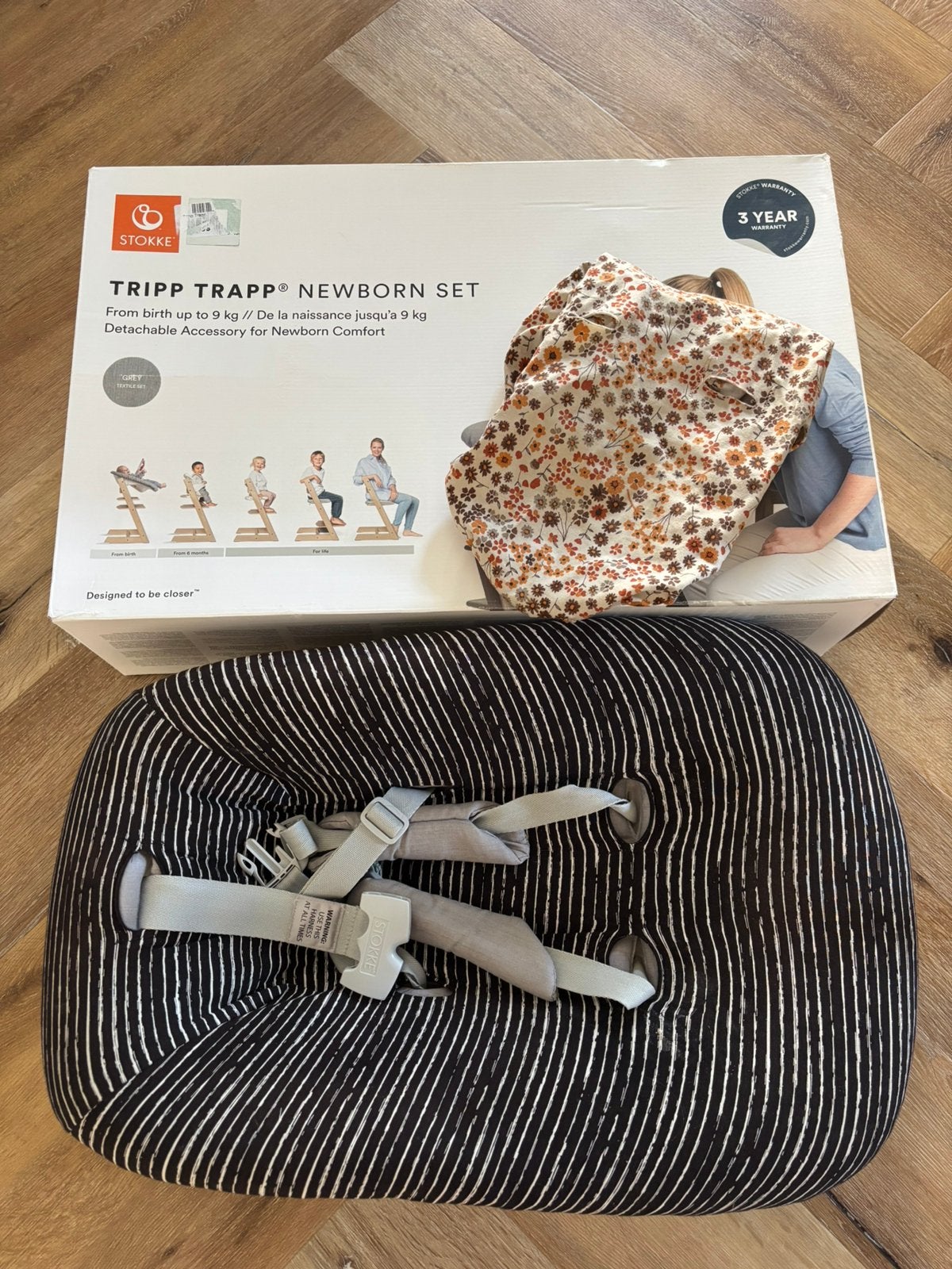 Stokke Tripp Trapp Newborn Set, Ophalen, Gebruikt, Meegroeistoel, Stoelverkleiner