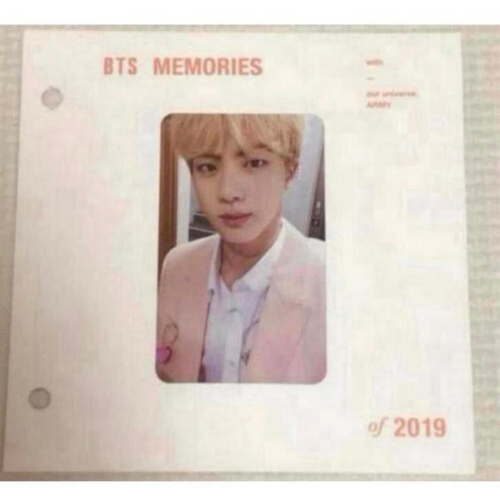 BTS memories of 2019 photocard photo card JIN - Bangtan boys, Nieuw, Ophalen of Verzenden, Foto of Kaart, H