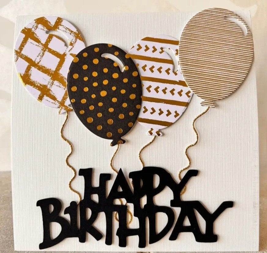 Nieuw  Snijmal  ballonnen/ Happy Birthday, Ophalen of Verzenden, Nieuw, Overige thema's, Pons of Mal