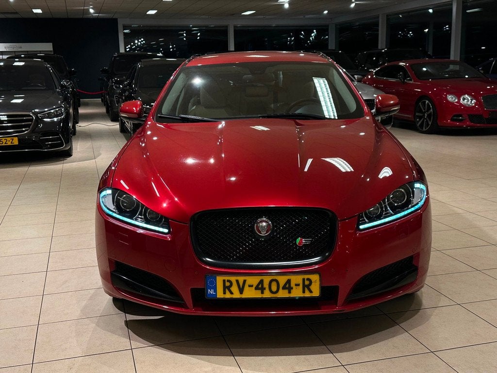 Jaguar XF Sportbrake 3.0D V6 S Prestige|Keyless|Leder|Camera, Euro 5, Achterwielaandrijving, Gebruikt, Beige