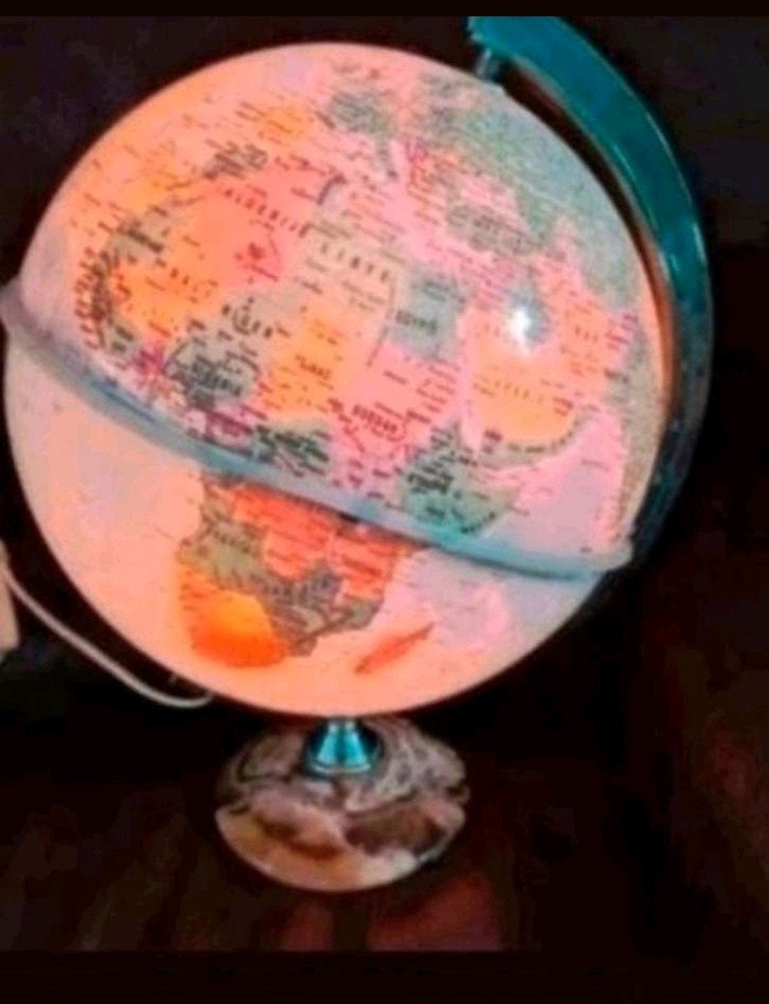 Verlichte Wereldbol - Educatief en Decoratief, Ophalen of Verzenden