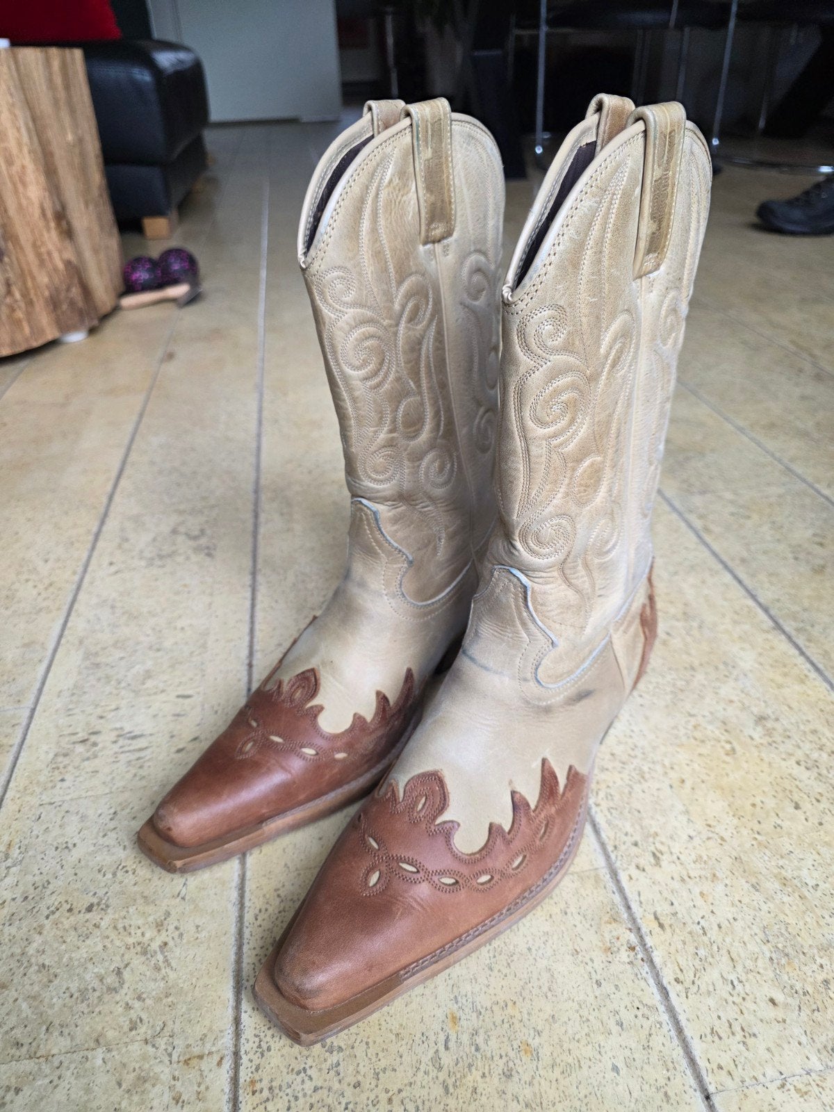 Joe Sanchez cowboy laarzen mt 44. Western boots. Zgan, Ophalen of Verzenden, Zo goed als nieuw, Bruin, Boots