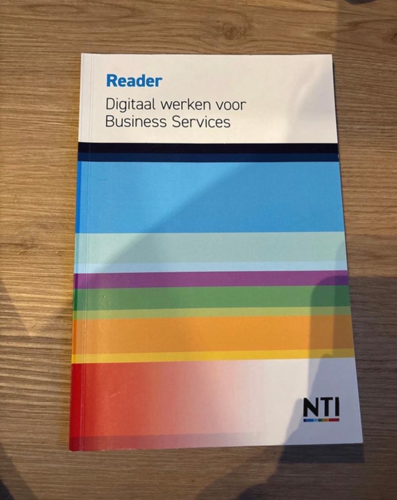 Reader Digitaal werken voor Business Services NTI, Ophalen of Verzenden, Gamma, Zo goed als nieuw, Overige niveaus