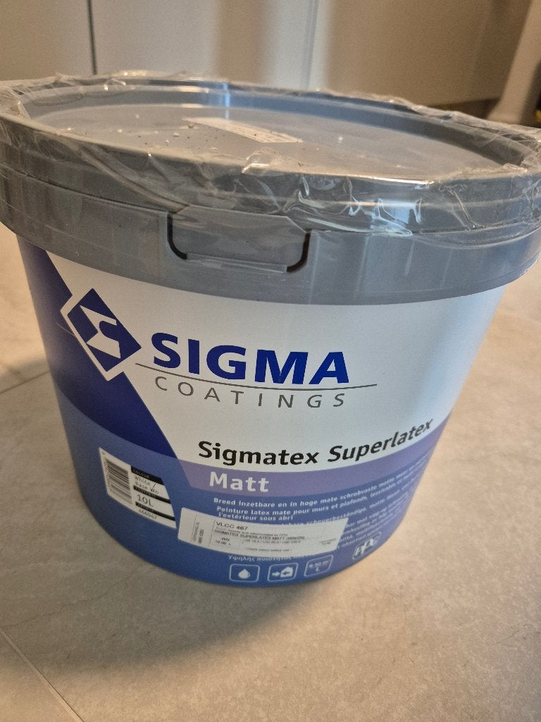 Sigma verf 10L Jasmin Blend, Ophalen, Beige, Nieuw, Verf