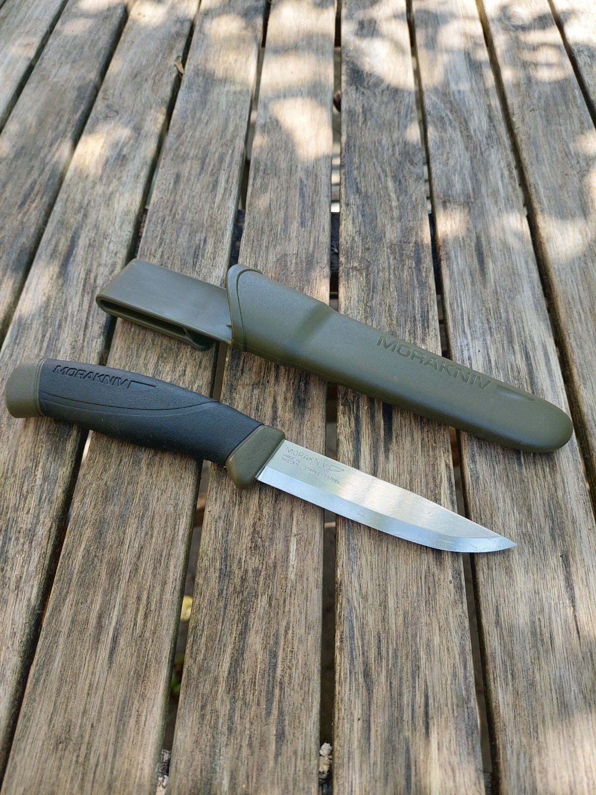 2x Morakniv Companion MG stainless, Ophalen of Verzenden, Zo goed als nieuw