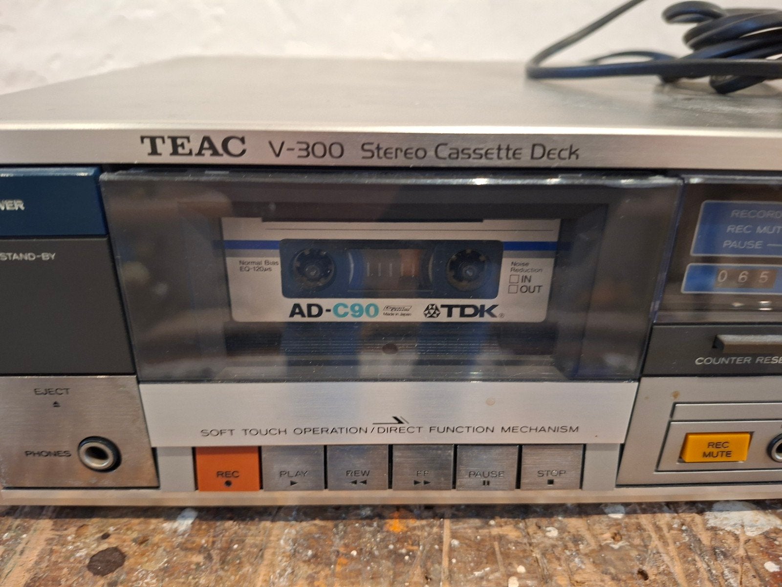 TEAC V-300 Stereo Cassette Deck - Vintage Casetterecorder, Audio, Tv en Foto, Ophalen of Verzenden, Enkel, Overige merken, Tiptoetsen