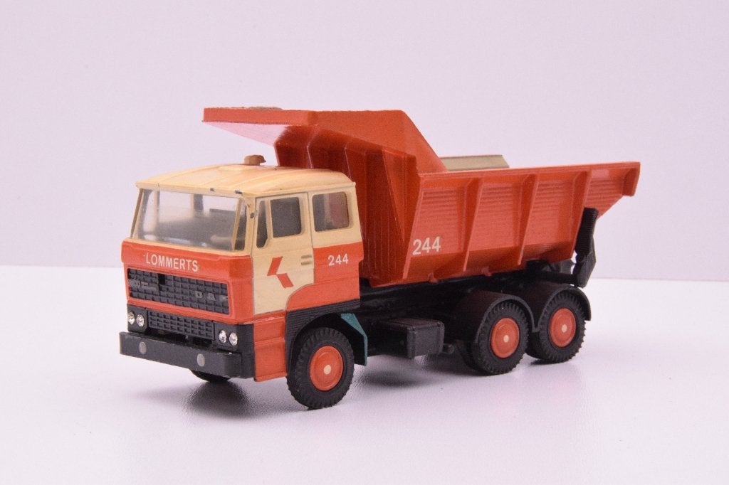 DAF 2800N kieper  '' Lommerts Delfzijl ''  Lion Car, Ophalen of Verzenden, Gebruikt, Bus of Vrachtwagen, Lion Toys