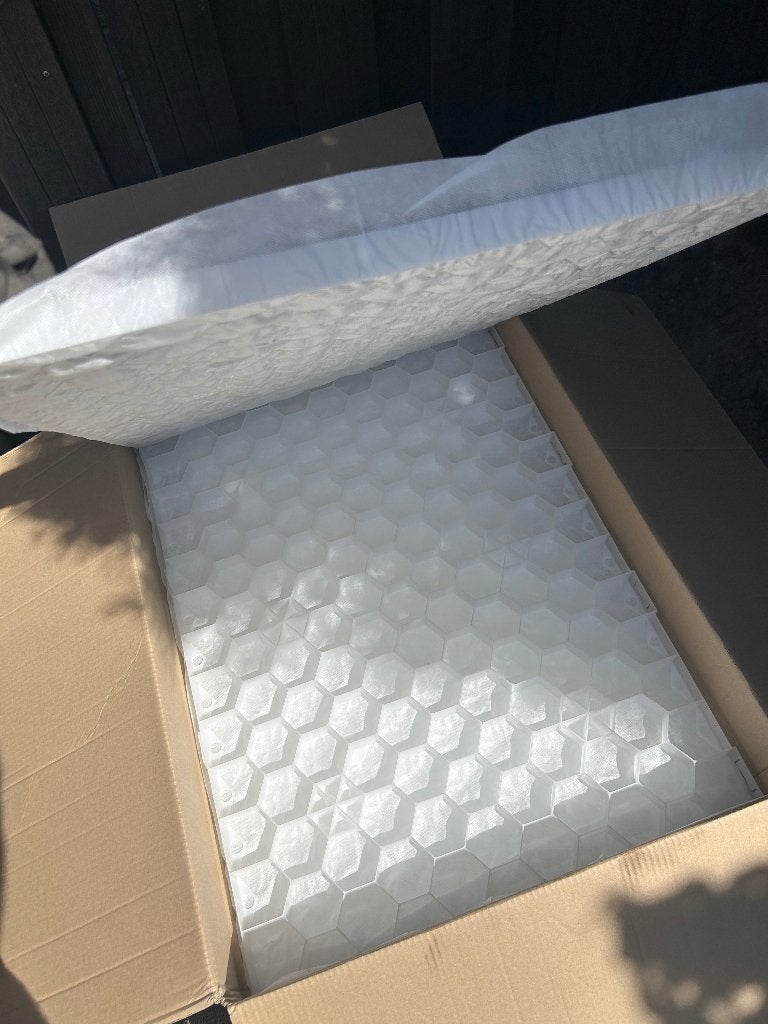 14 Grindmatten wit 60 x 80 x 2,5cm, Ophalen, Nieuw, Wit, Overige typen