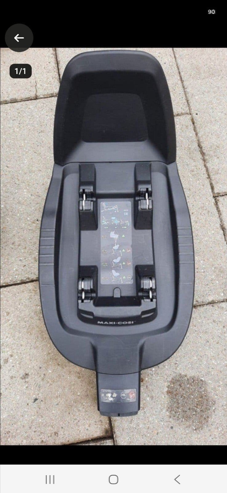 Maxi-Cosi Isofix base voor autostoeltje, Kinderen en Baby's, Autostoeltjes, Ophalen, Zo goed als nieuw, 0 t/m 13 kg, Autogordel of Isofix