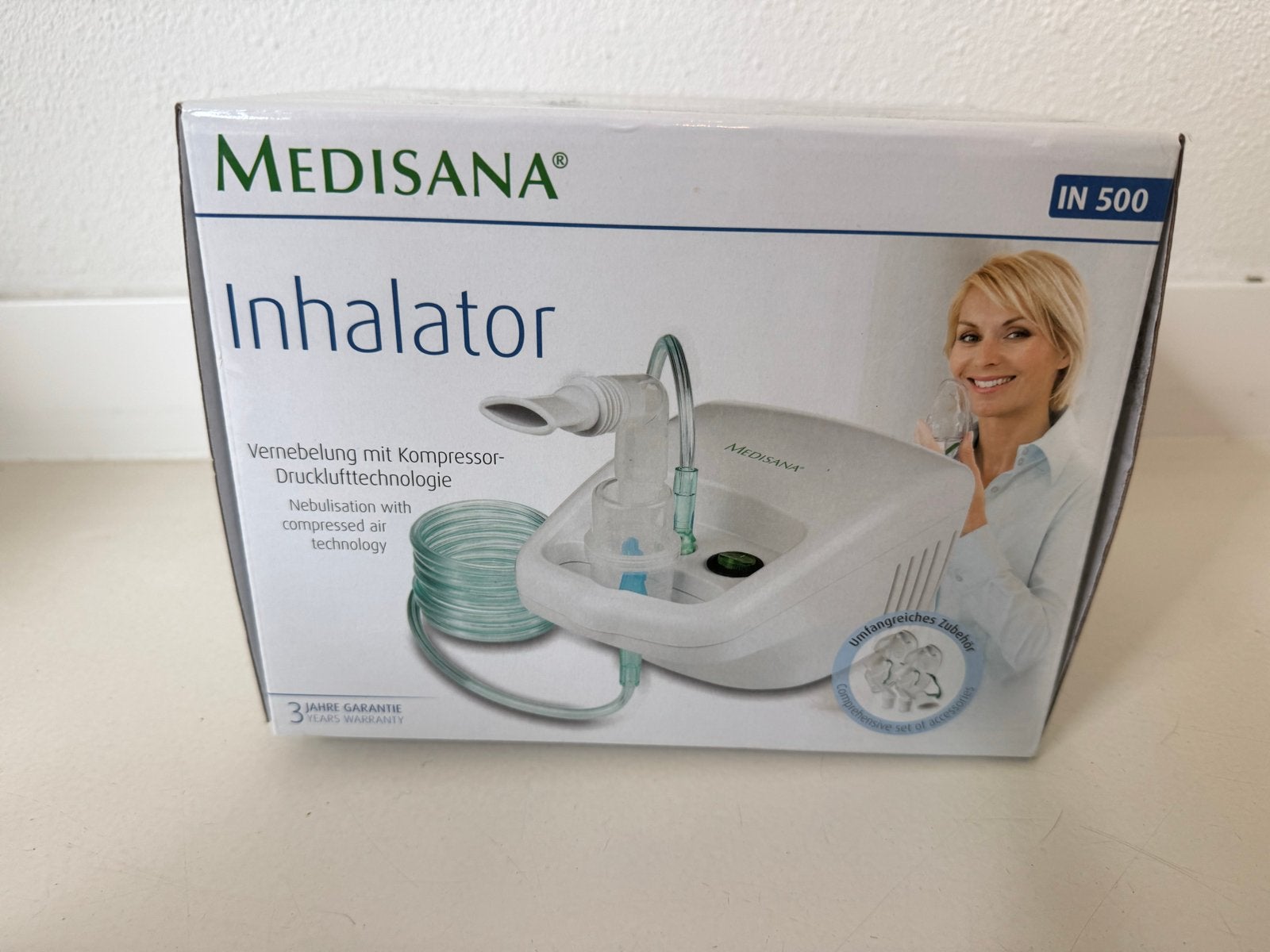 Medisana Inhalator IN 500 - Nieuw in doos, Ophalen of Verzenden, Nieuw, Overige typen