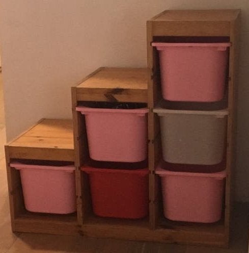 * TROFAST opbergcombinatie, de bekende trapkast van IKEA *, Gebruikt, Overige merken, Ophalen of Verzenden, Opbergmeubel
