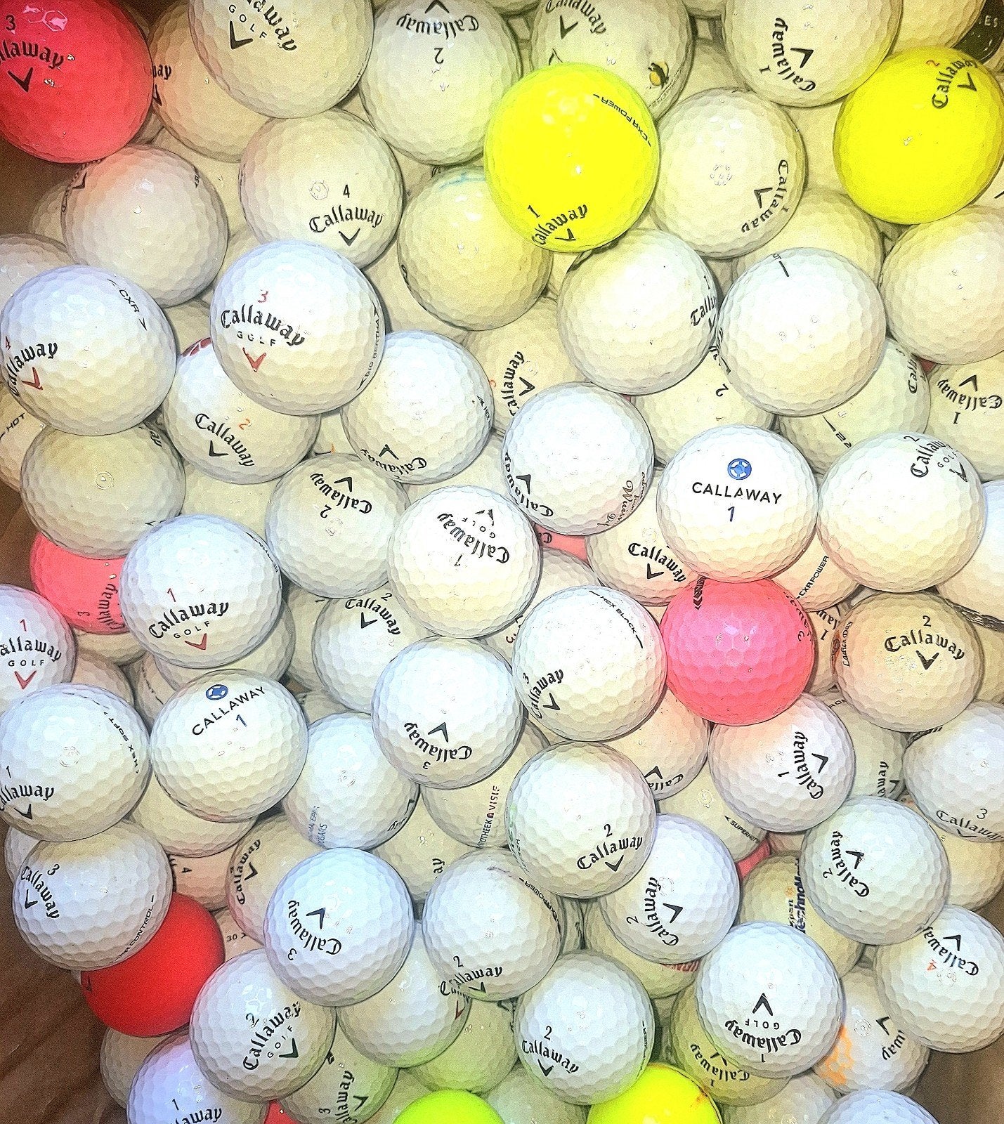 50 Callaway AAAA mix golfballen, Ophalen of Verzenden, Zo goed als nieuw, Bal(len), Callaway