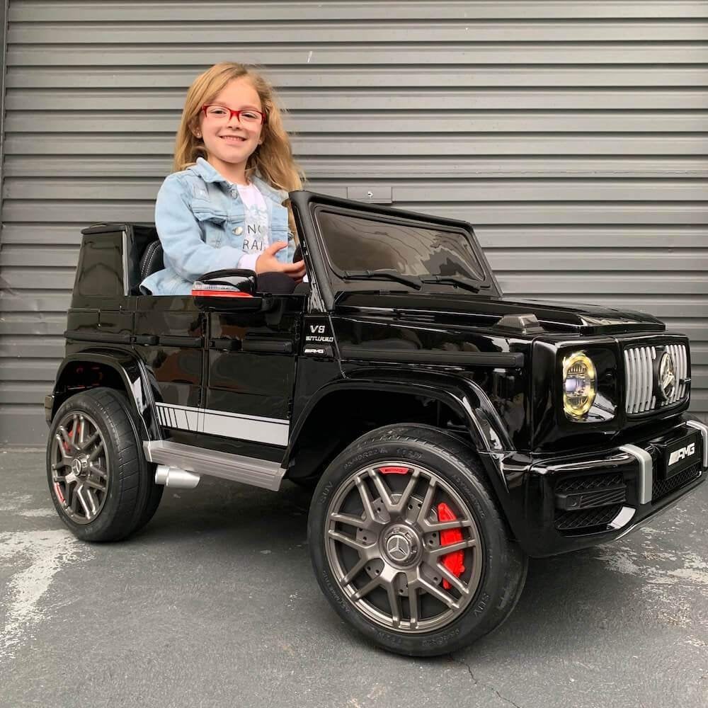 Mercedes G63 Edition wit 12v - Afstandsbediening - Leder zit, Nieuw