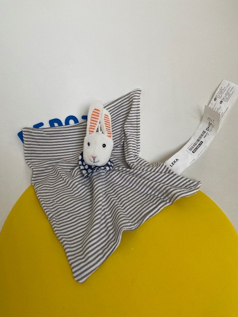 K4143 ikea doek doekje konijn Leka, Ophalen of Verzenden, Nieuw, Konijn