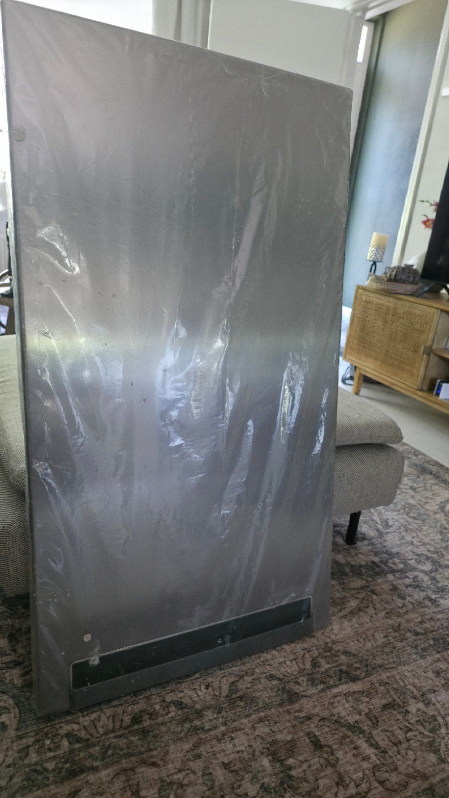 Koelkastdeur voor Whirlpool koelkast Model: BLF 8122 OX, 200 liter of meer, Ophalen, Zonder vriesvak, 160 cm of meer