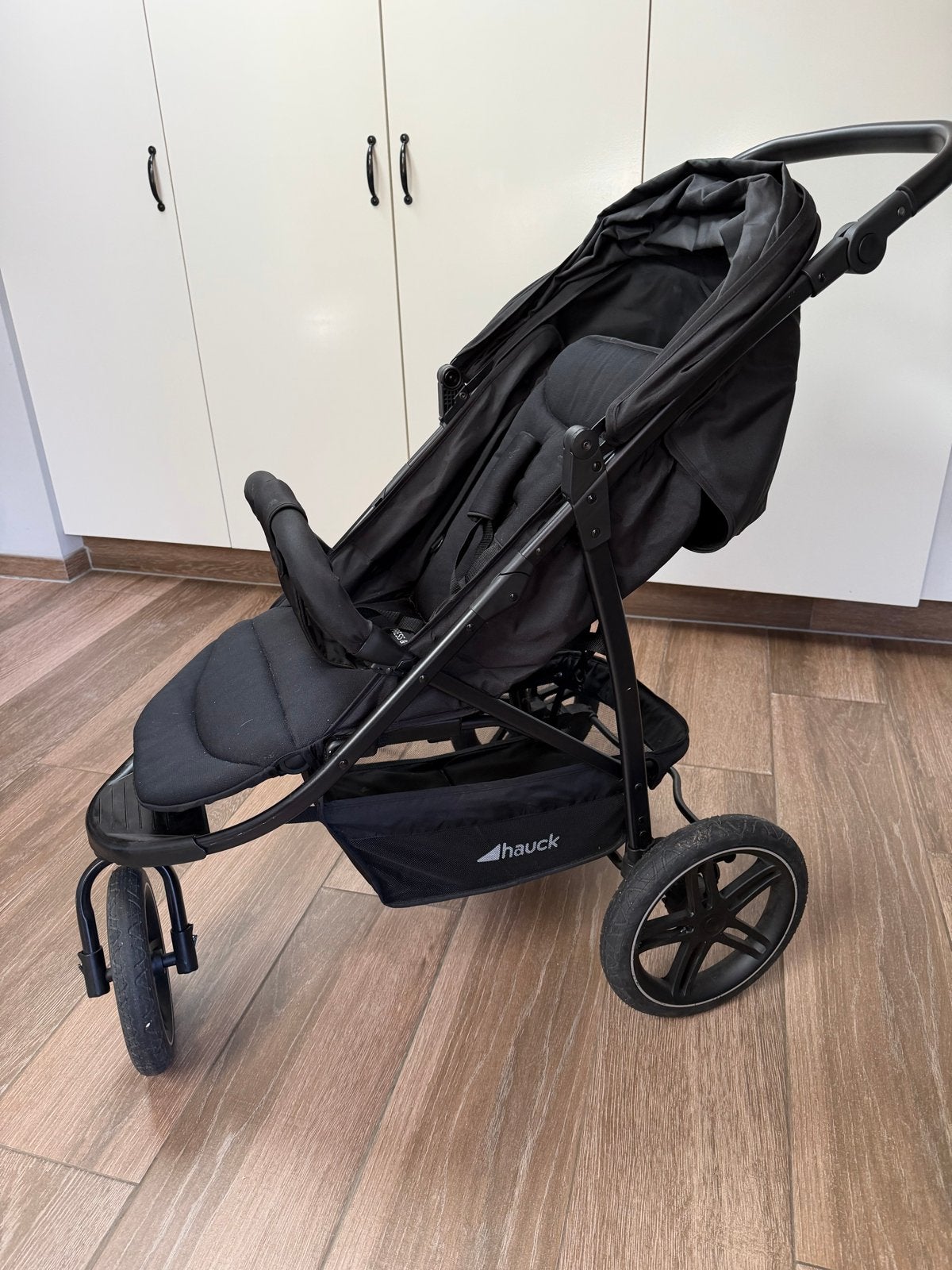 Hauck Rapid 3R kinderwagen - Zwart, Ophalen, Gebruikt, Overige merken, Verstelbare rugleuning