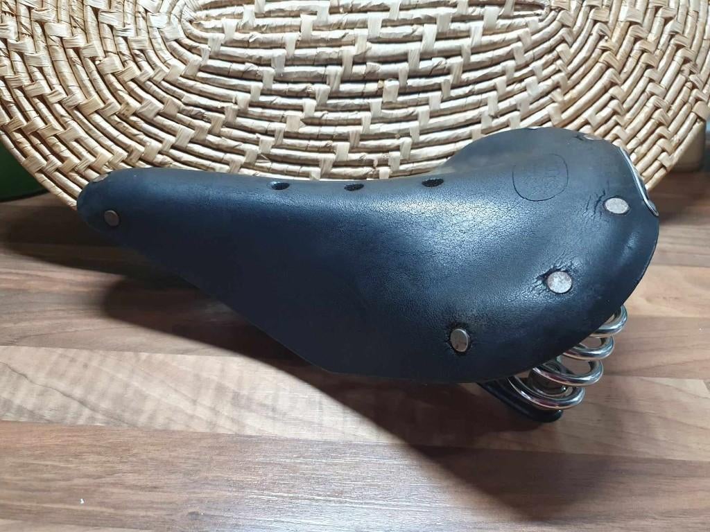 Oud Brooks zadel,fietszadel,smal model,oldtimer,vintage, Ophalen of Verzenden, Gebruikt, Zadel, Brooks