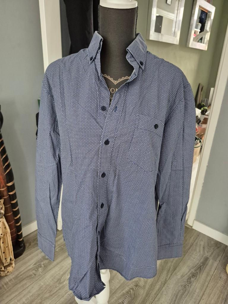 Heren overhemd Zwarte Tulp Exclusive, maat M (39/40), Kleding | Heren, Blauw, Zo goed als nieuw, Zwarte Tulp Exclusive, Halswijdte 39/40 (M)