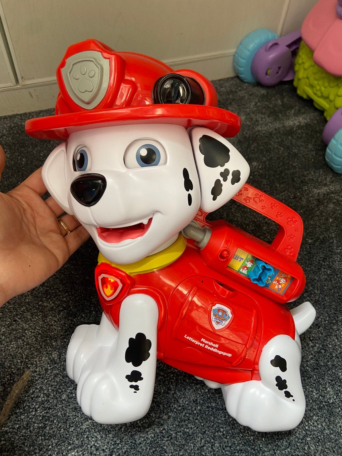 VTech PAW Patrol Marshall Letterpret Reddingspup, Ophalen of Verzenden, Zo goed als nieuw, Jongen of Meisje