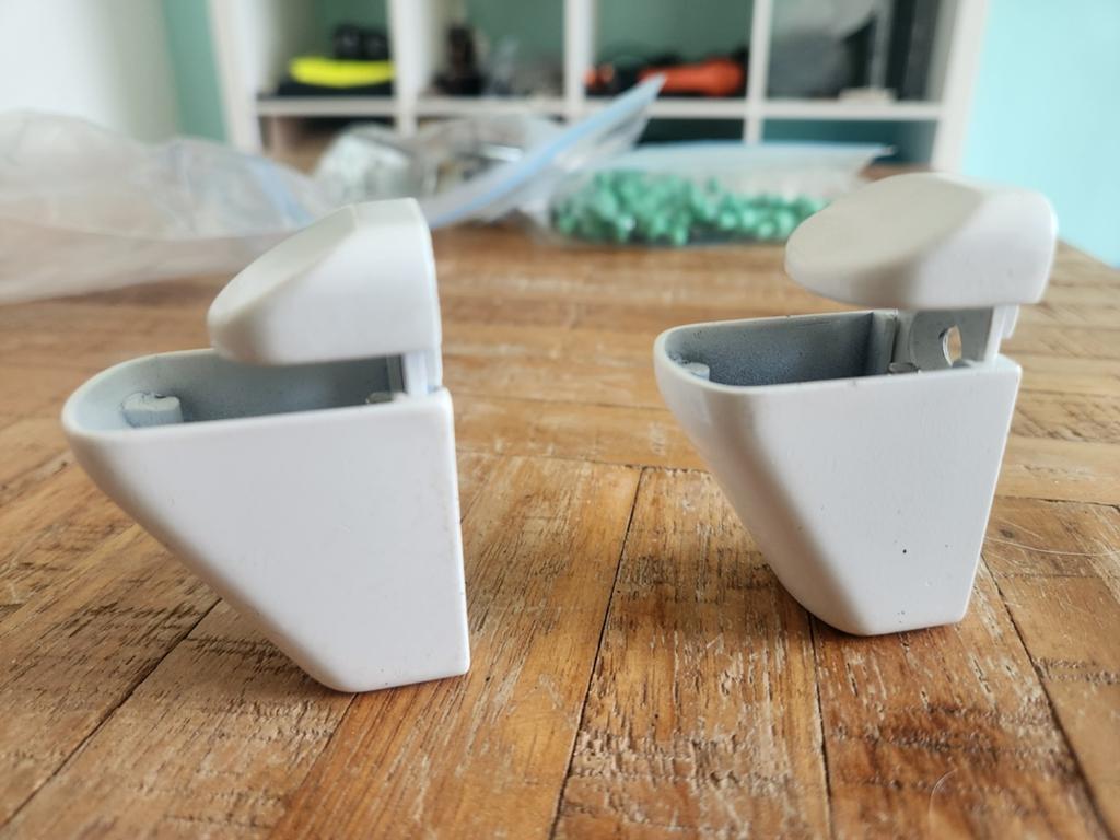 2 Duraline plankdrager clip wit verstelbaar, Ophalen of Verzenden