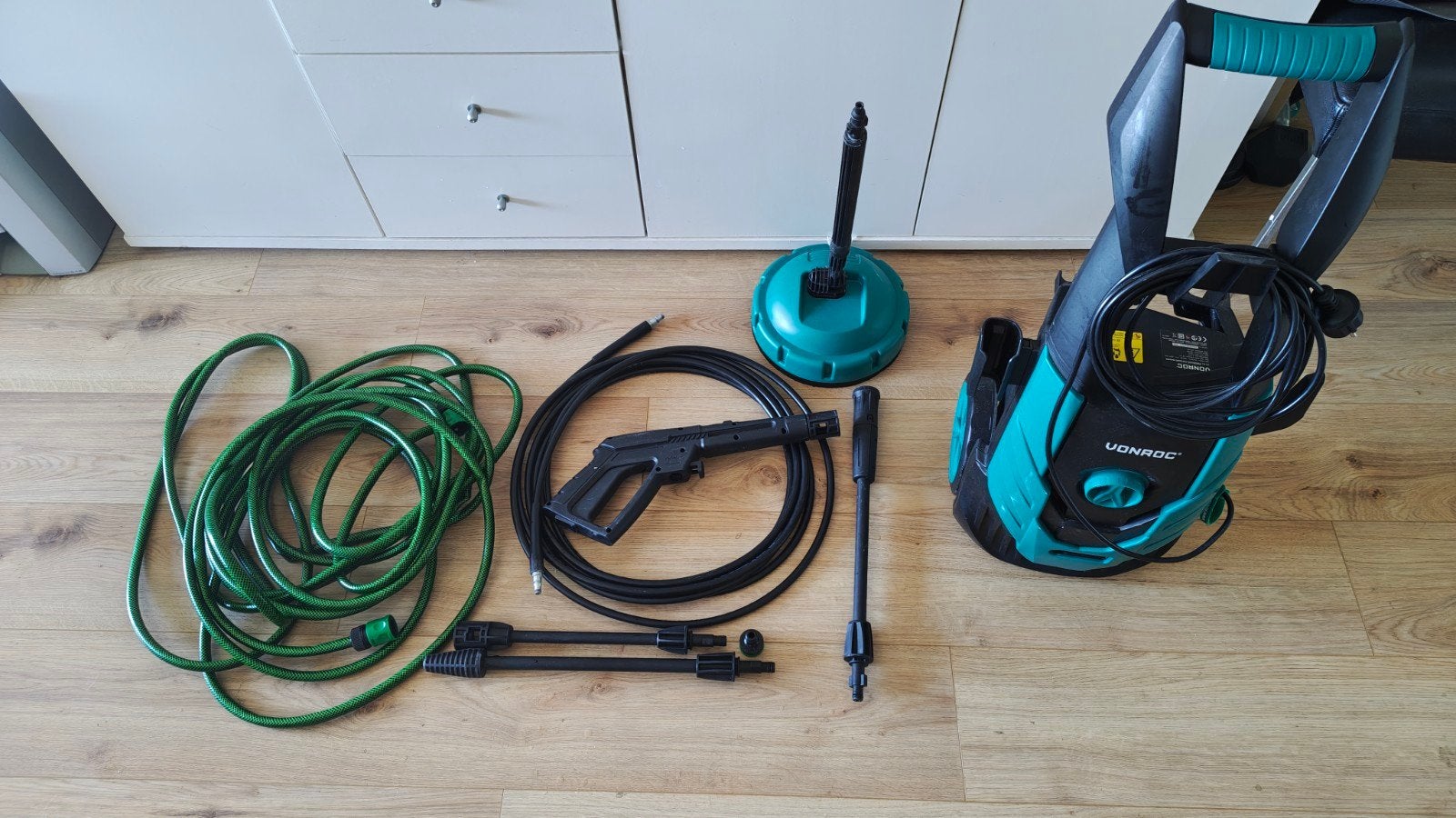Hogedruk reiniger Vonroc 140 bar PW502AC, Ophalen, Elektrisch