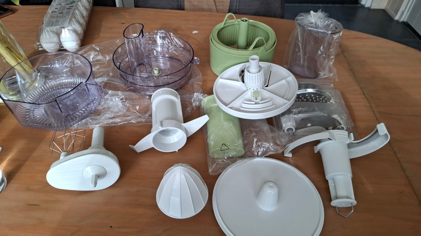 Nieuwe keukenmachine accessoires set - veelzijdig!, Nieuw, 3 snelheden of meer, Ophalen of Verzenden, 2 tot 3 liter