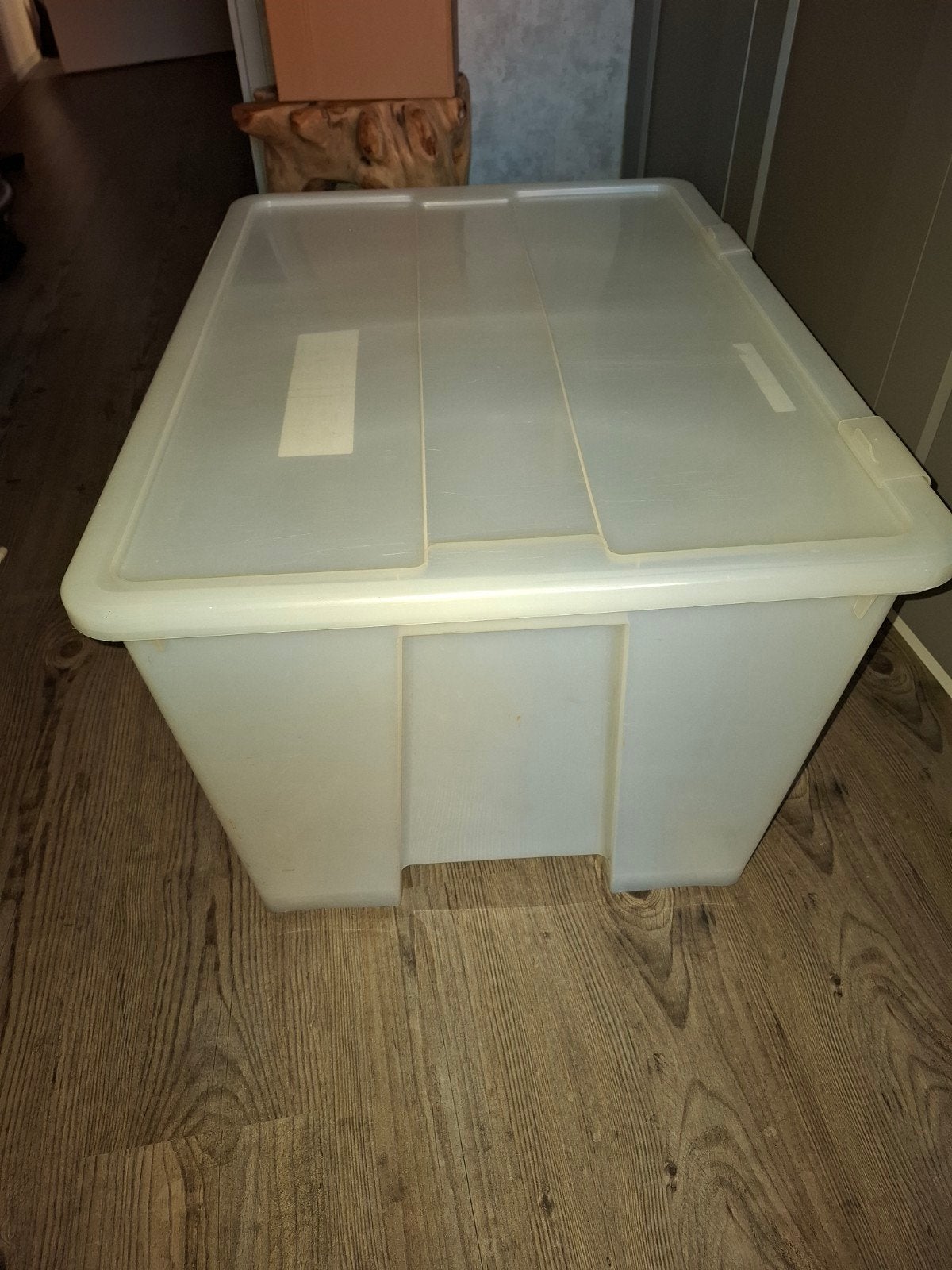 plastic opbergkist ikea, Ophalen, Kunststof, Gebruikt, 50 tot 100 cm