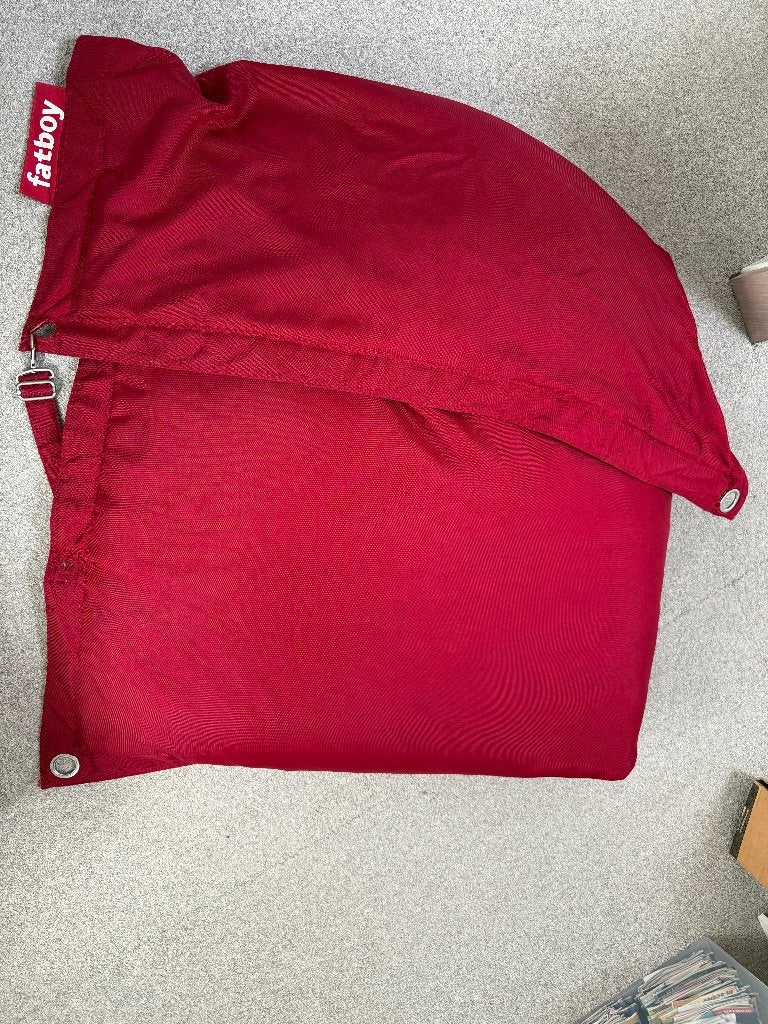 Fatboy zitzak, Ophalen, Gebruikt, Rood, Zitzak