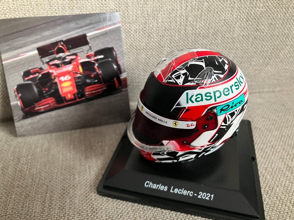 ✅ Charles Leclerc 2021 1:5 helm Ferrari F1 Spark CL16, Ophalen of Verzenden, Nieuw, Formule 1