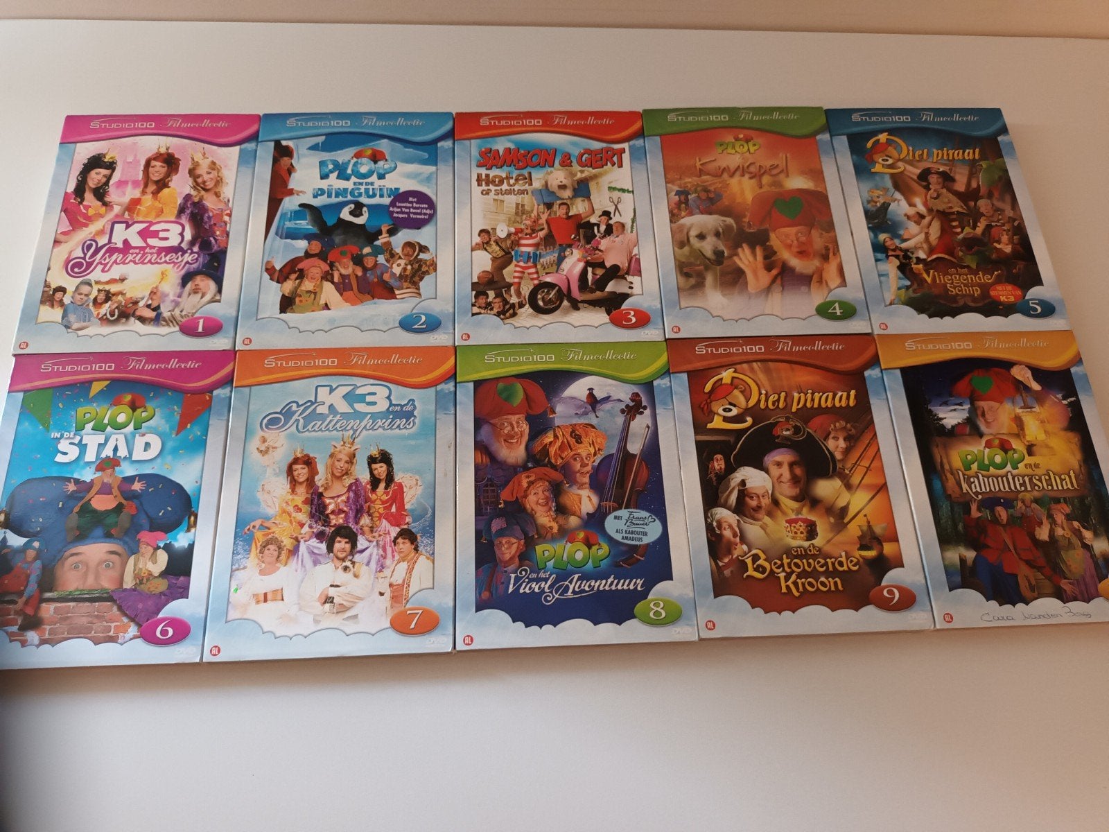 dvd complete reeks Studio 100 film collection, Verzenden, Zo goed als nieuw