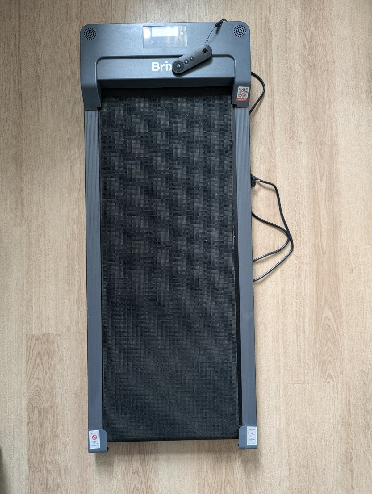 loopband Brixy 1-6 km/u met afstandsbediening, Ophalen, Kunststof, Zo goed als nieuw, Loopband