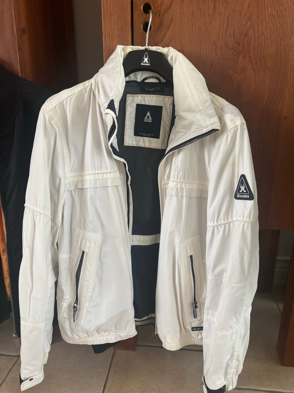 Gaastra heren jas - Comfort Fit - Maat M valt groot, Ophalen of Verzenden, Zo goed als nieuw, Maat 52/54 (L), Wit
