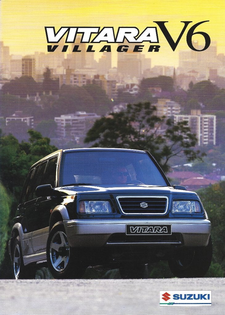 Brochure Suzuki Vitara Villager V6 1995, Ophalen of Verzenden, Gelezen, Overige merken