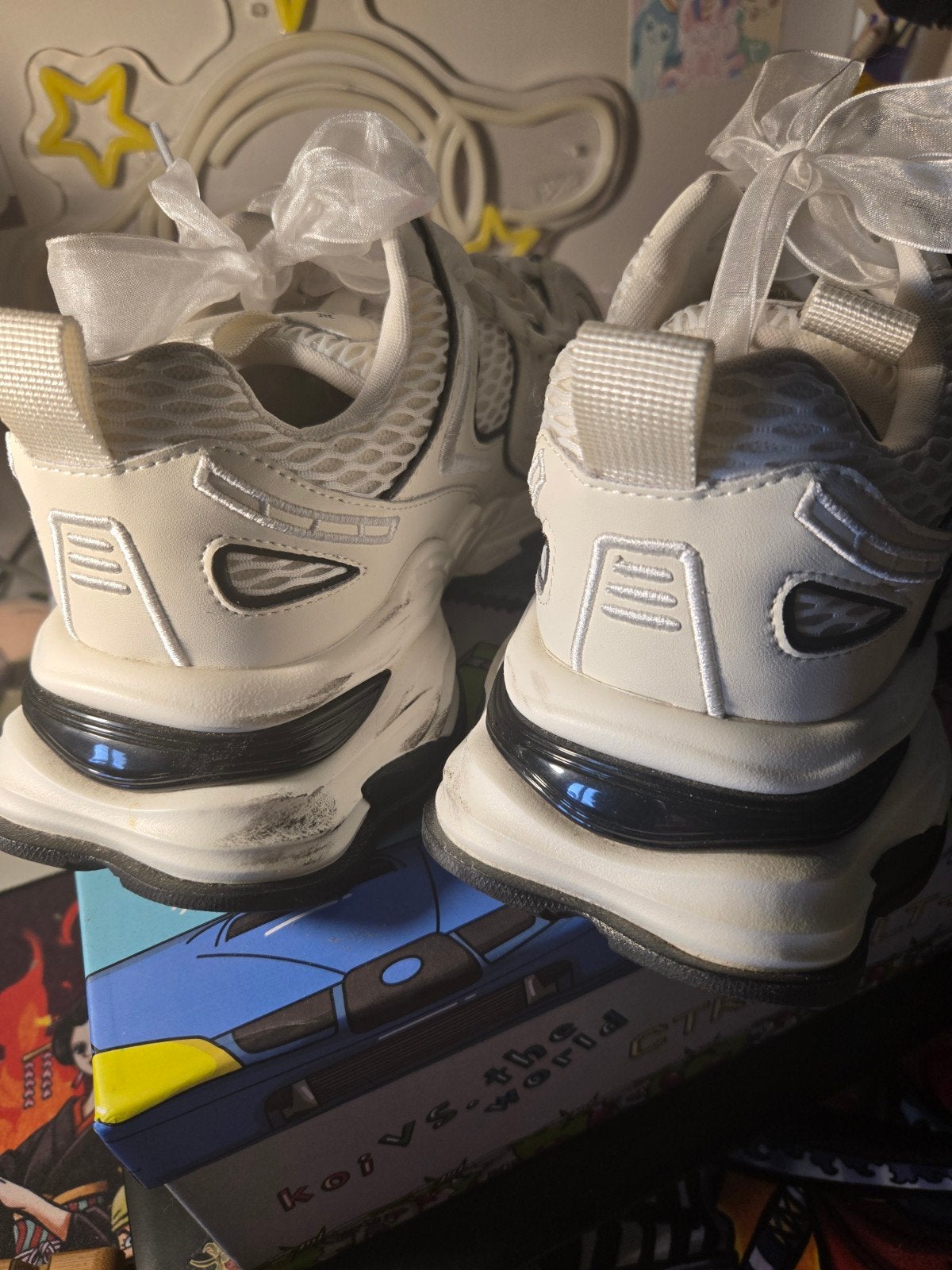 Koi Footwear Labyrinth Mega Chunky Trainers maat EU 39 UK 6, Koi footwear, Wit, Ophalen of Verzenden, Sneakers of Gympen