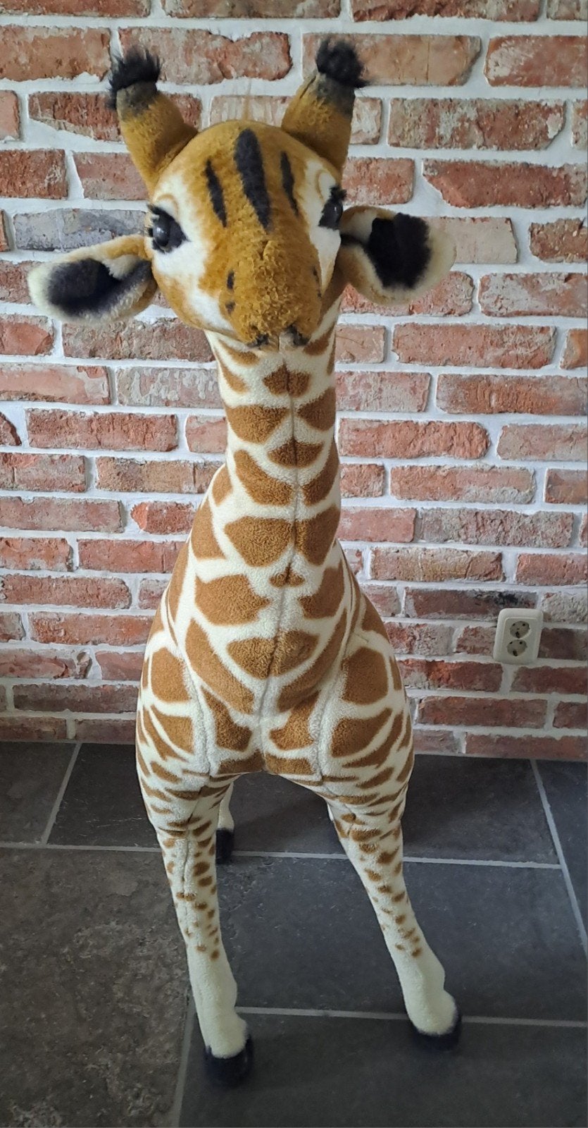Grote pluche giraf - Zo goed als nieuw, Kinderen en Baby's, Speelgoed | Knuffels en Pluche, Zo goed als nieuw, Giraf, Overige karakters