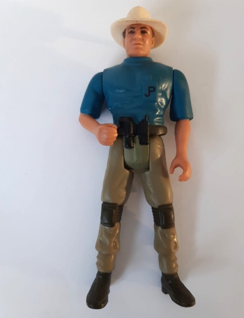 Vintage Jurassic Park Alan Grant Figuur, Ophalen of Verzenden, Zo goed als nieuw