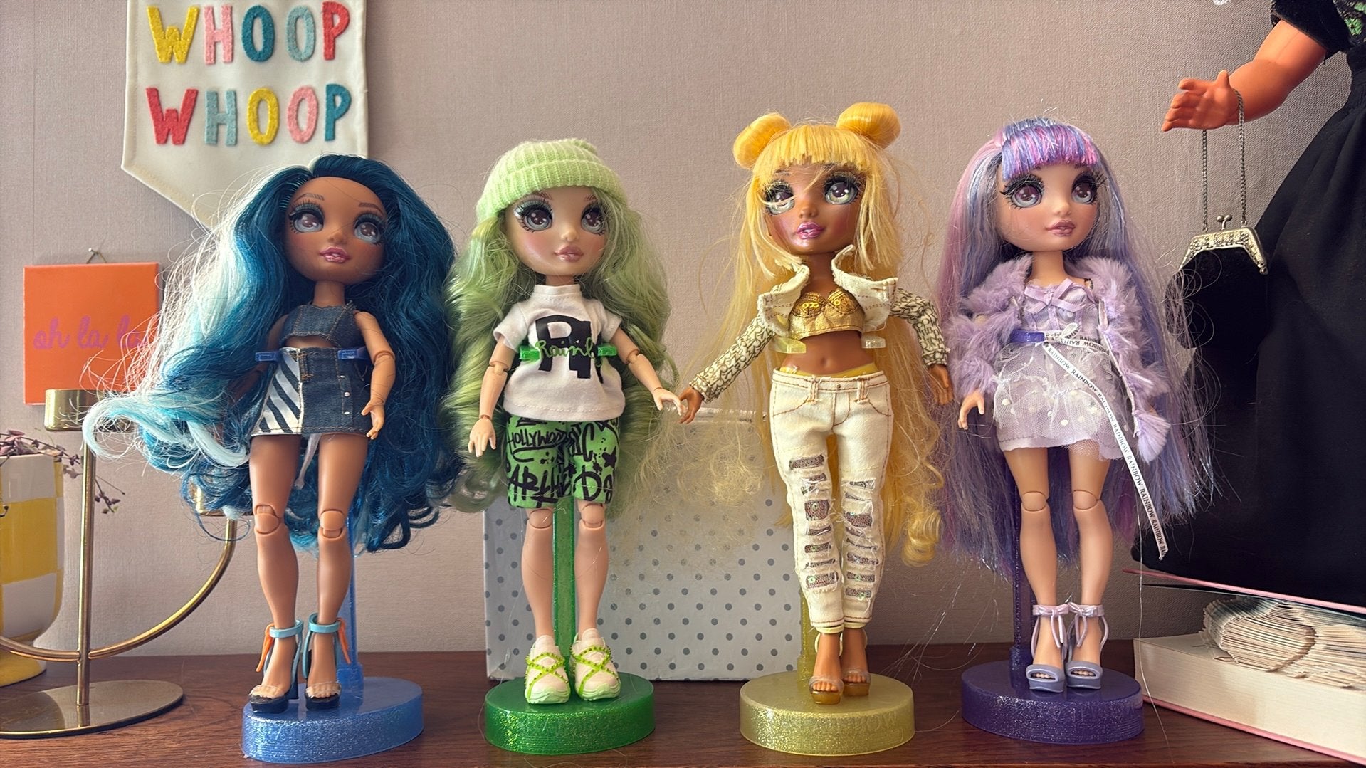 Rainbow High poppen set, Ophalen of Verzenden, Gebruikt, Fashion Doll