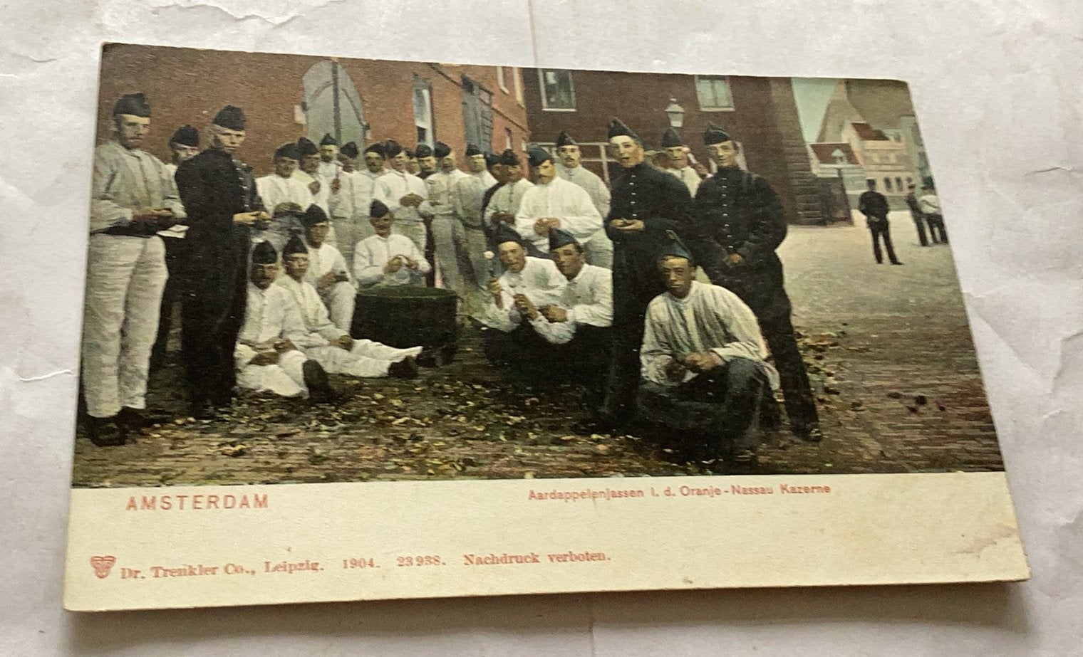 Amsterdam Aardappeljassen Oranje-Nassau Karzerne, Ophalen of Verzenden, Voor 1920, Gelopen, Noord-Holland